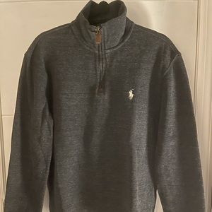 Polo Ralph Lauren Dark Grey zip sweater (Medium)